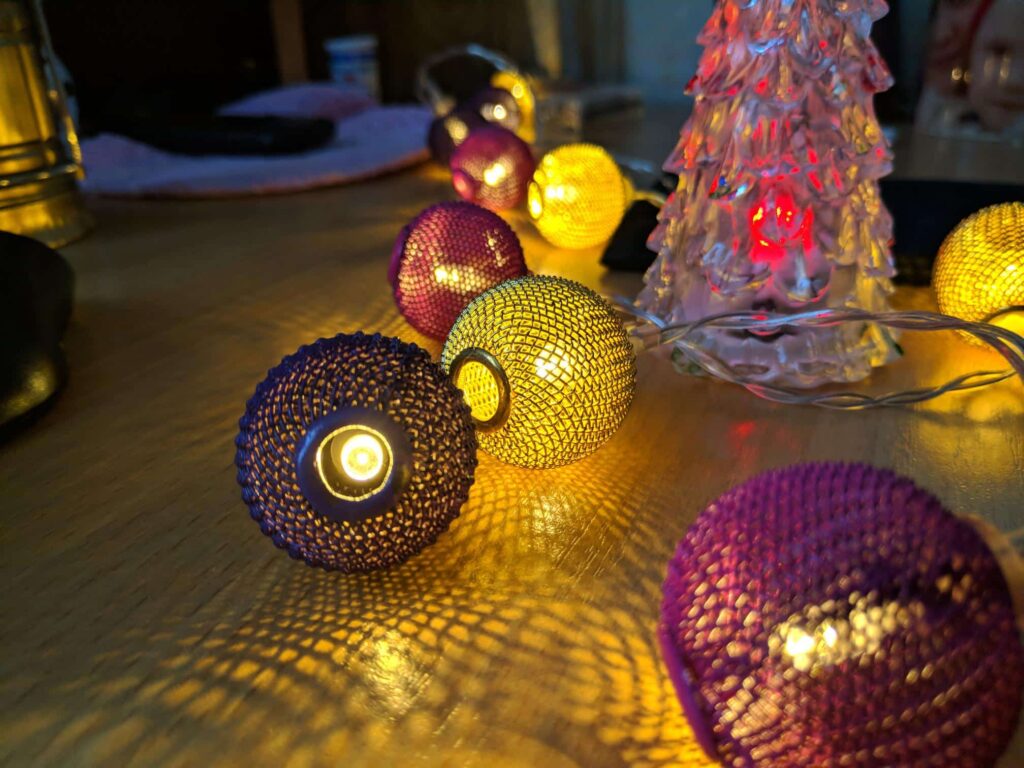 outdoor colored string solar lights